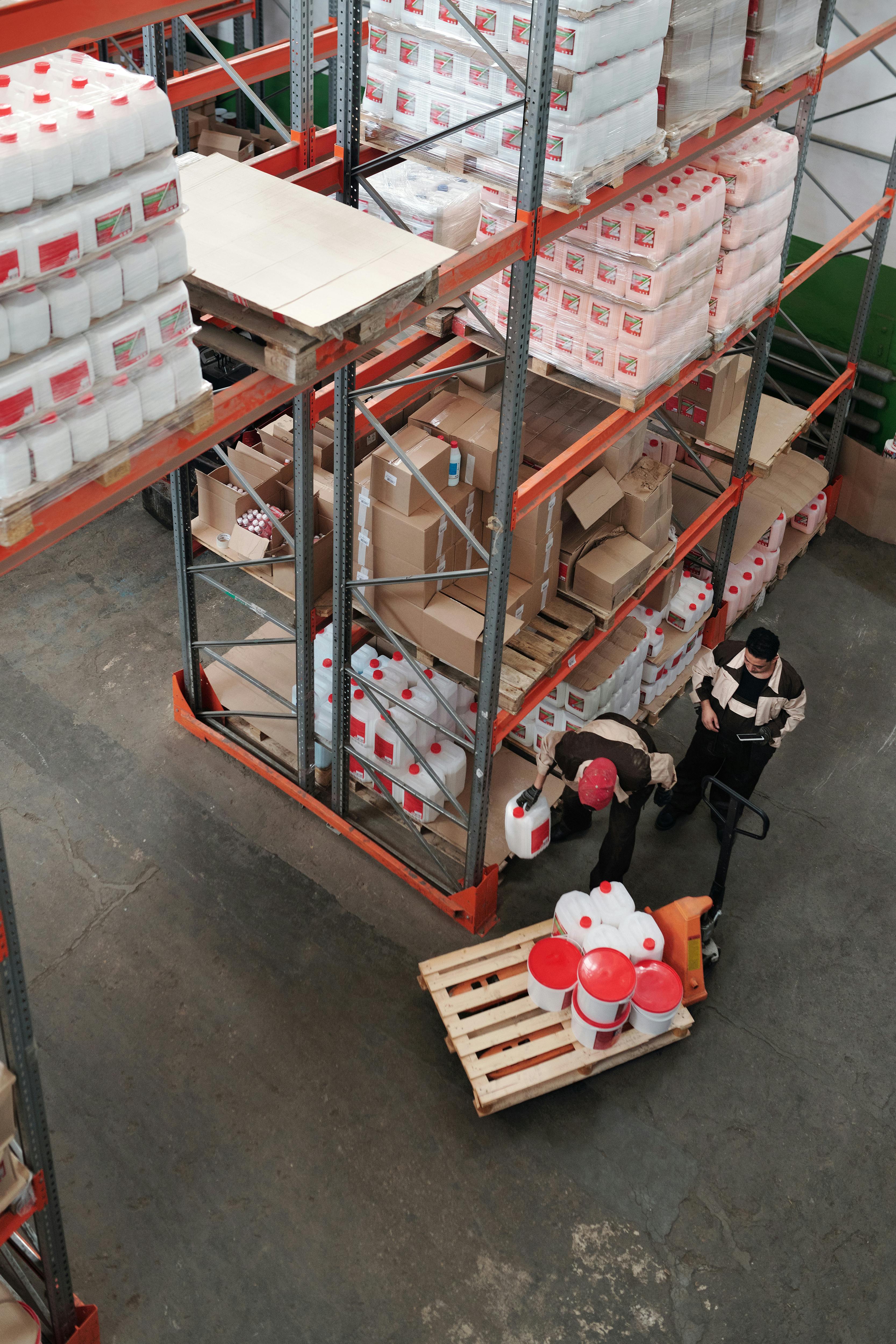 Warehouse team handling multiple sourced product categories